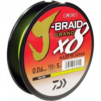 Шнур DAIWA J-BRAID GRAND X8E 135м 0,28мм IB