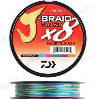 Шнур DAIWA J-BRAID GRAND X8E 300М 0,35ММ MULTI COLOR